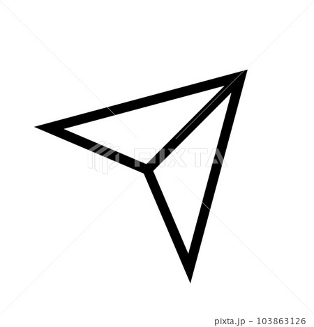 paper airplane logo 103863126