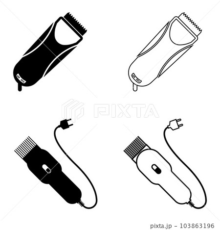 electric clippers icon 103863196