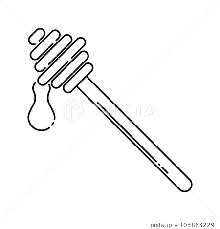 Honey dipper icon Honey dipper icon 103863229