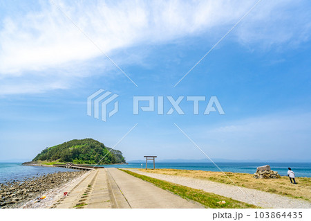 大島　夏泊半島　夏泊ほたてライン　平内町 103864435