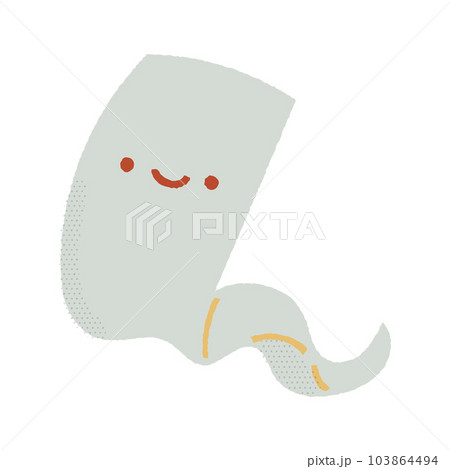 いったんもめん ゆるかわいいイラスト素材 いったんもめん ゆるかわいいイラスト素材 103864494