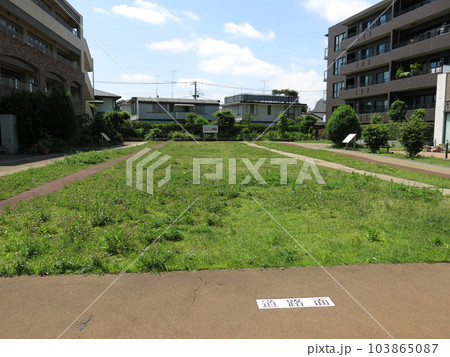 国分寺市西元町にある史跡東山道武蔵路跡(武蔵国分寺跡北方地区) 国分寺市西元町にある史跡東山道武蔵路跡(武蔵国分寺跡北方地区) 103865087