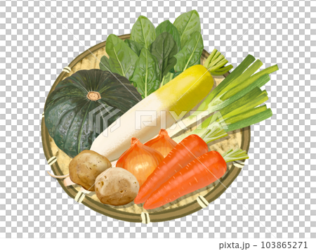 Winter vegetable set (with colander) 103865271