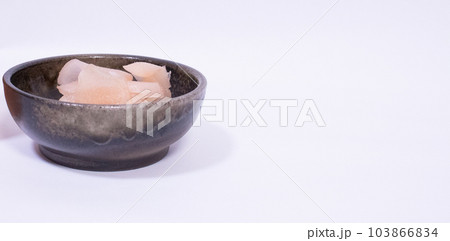 手作りの新生姜の甘酢漬け 103866834