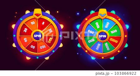 Ui game lucky wheel fortune spin for win prize Ui game lucky wheel fortune spin for win prize 103866922