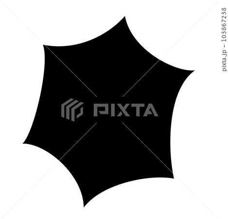 黒い吹き出し 103867238