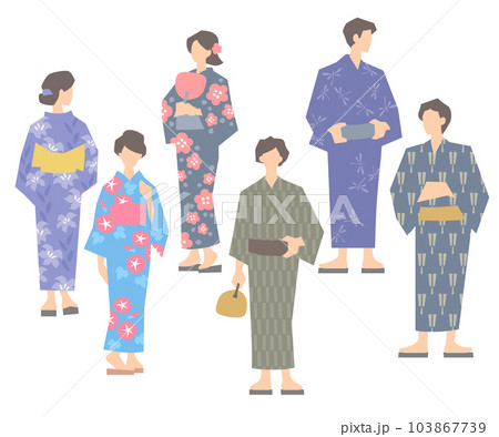 浴衣アイコンセット 103867739