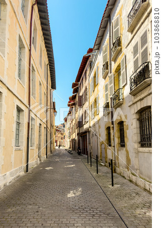 Old buildings in Bayonne town, Aquitaine, France. Old buildings in Bayonne town, Aquitaine, France. 103868810