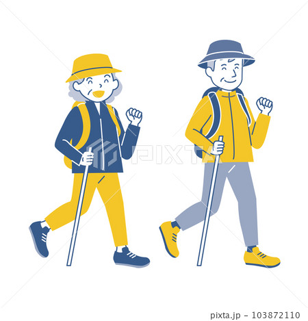 アクティブシニアのライフスタイル ハイキング 2c アクティブシニアのライフスタイル ハイキング 2c 103872110