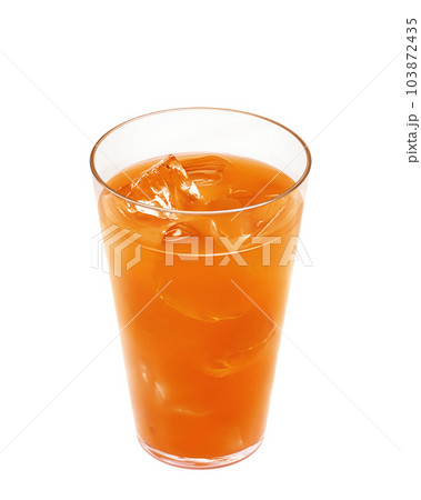 グラスに入った野菜ジュースのイラスト リアル 103872435