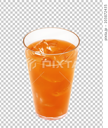 グラスに入った野菜ジュースのイラスト リアル 103872435