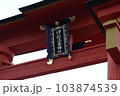 伊都岐嶋神社の鳥居 103874539