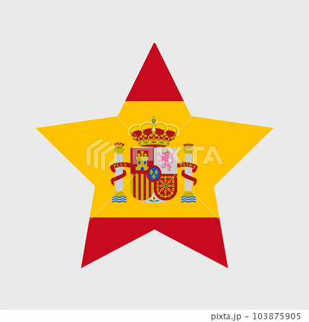 Spain flag vector icons set of illustrations Spain flag vector icons set of illustrations 103875905