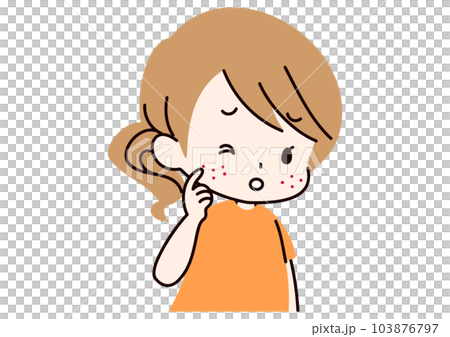 Women who care about rough skin Women who care about rough skin 103876797