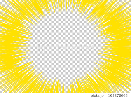 Radial emphasis line manga background yellow 1 Radial emphasis line manga background yellow 1 103878663