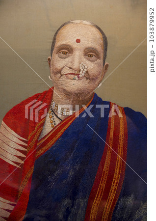 INDIA, MAHARASHTRA, PUNE, September 2022, Old painting displayed at Kelkar Museum INDIA, MAHARASHTRA, PUNE, September 2022, Old painting displayed at Kelkar Museum 103879952