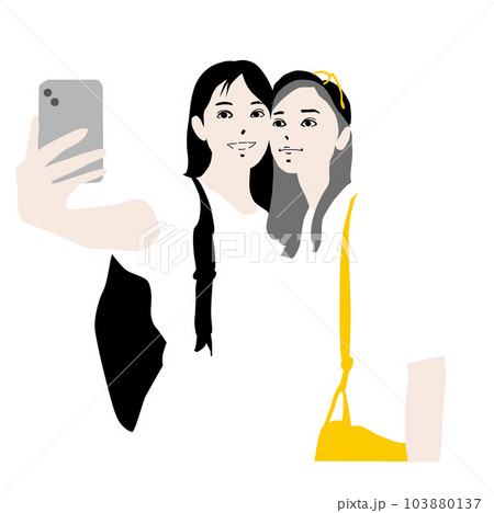 女性の二人旅　自撮り 103880137