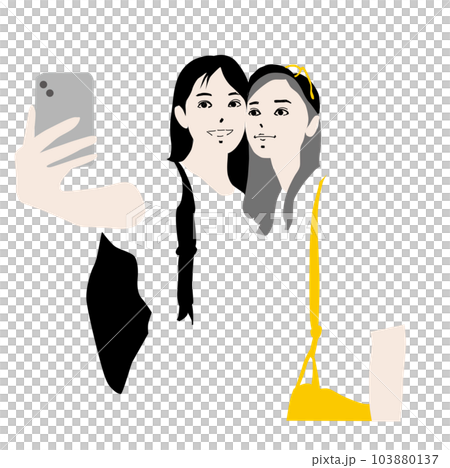 女性の二人旅　自撮り 103880137