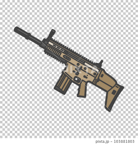 Desert Combat Assault Rifle Flat Dark Earth Paint 103881803