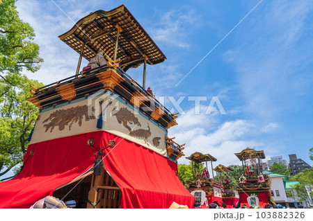 筒井町・出来町天王祭、徳川園山車揃え〈愛知県名古屋市〉 103882326