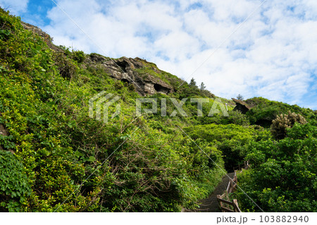 Jeju island, South Korea. beautiful Seongsan Ilchulbong at Jeju do (Jeju island). 103882940