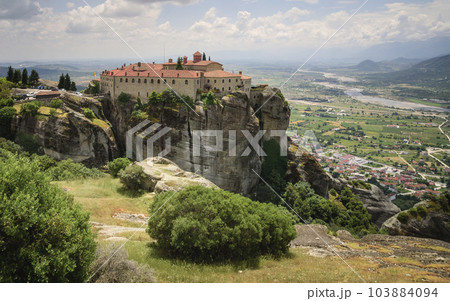 Meteora Monastery of St. Stephan, nunnery, Kalabaka, Trikala region, 103884094