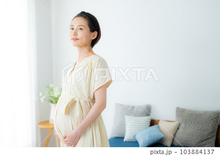 妊婦 リビング 妊婦 リビング 103884137