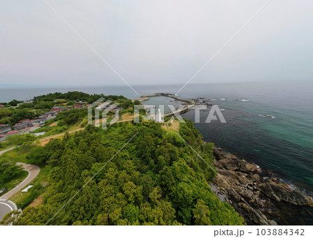 大須埼灯台 空撮 大須埼灯台 空撮 103884342