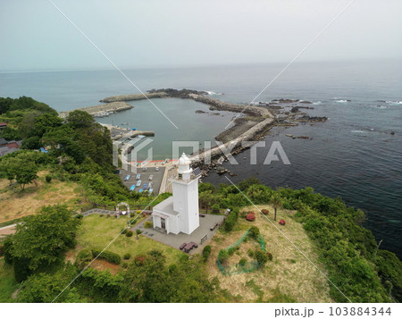大須埼灯台 空撮 大須埼灯台 空撮 103884344