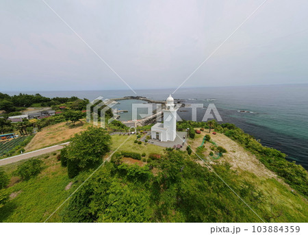 大須埼灯台 空撮 大須埼灯台 空撮 103884359