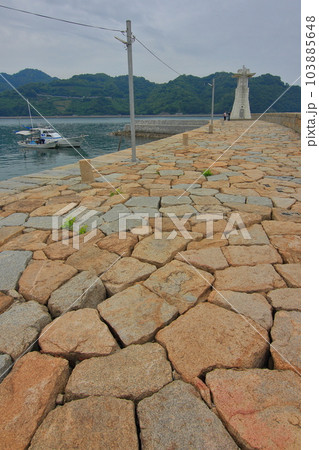 広島県、大崎下島、御手洗、千砂子波止と灯台 広島県、大崎下島、御手洗、千砂子波止と灯台 103885648