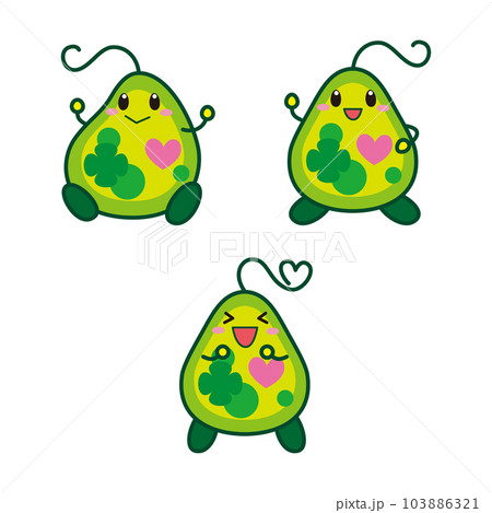 かわいいユーグレナのキャラクター ミドリムシ 健康食品 かわいいユーグレナのキャラクター ミドリムシ 健康食品 103886321