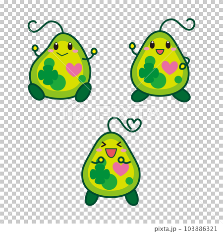 かわいいユーグレナのキャラクター ミドリムシ 健康食品 かわいいユーグレナのキャラクター ミドリムシ 健康食品 103886321