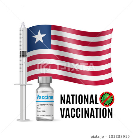 Immunization Icon of Liberia 103888919