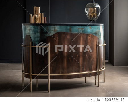 Contemporary elegant bar table design 103889132