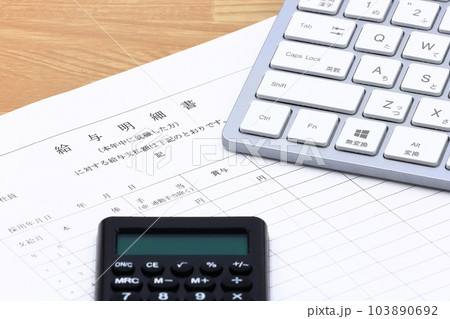 給与明細書のイメージ 給与明細書のイメージ 103890692