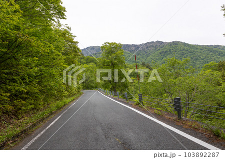 坤六峠を片品村方向へ下る 103892287