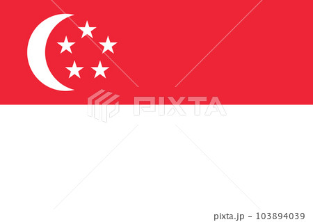 シンガポール国旗 シンガポール国旗 103894039