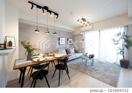 リビングルーム　住宅 103894332