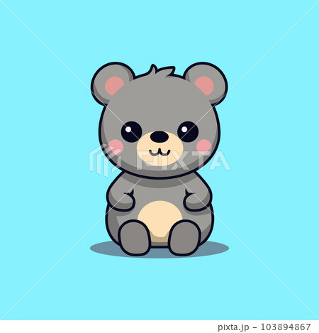 Teddy Bear. A vector illustration of a cute cartoon teddy bear 14325856  Vector Art at Vecteezy