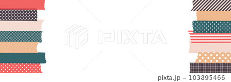 フレーム素材_マスキングテープ_モダン 103895466