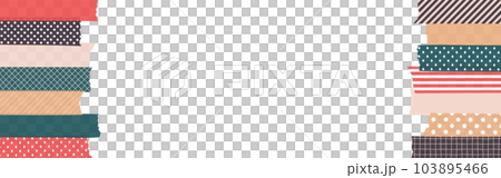 フレーム素材_マスキングテープ_モダン 103895466