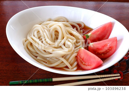 冷やしうどんとトマト(2) 冷やしうどんとトマト(2) 103896238