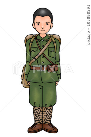坊主頭の兵隊 緑 坊主頭の兵隊 緑 103898591