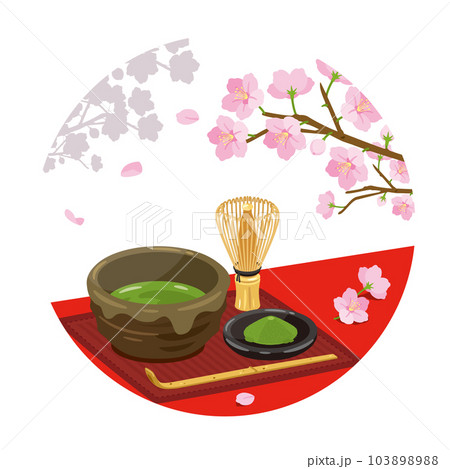 桜　お茶セット 1-3　円型 103898988