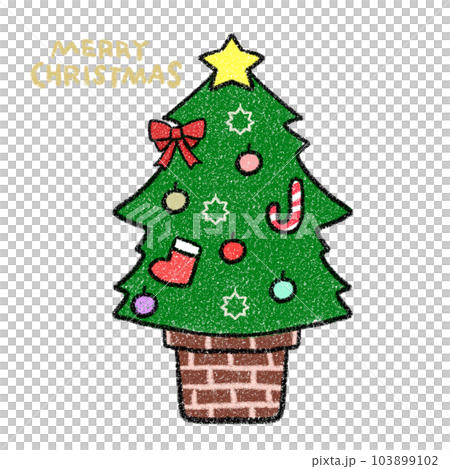 Christmas tree illustration Christmas tree illustration 103899102