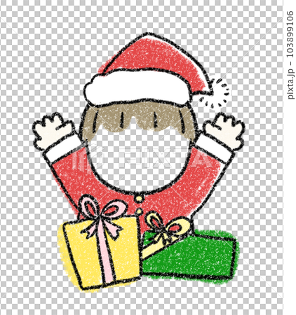 可以合成孩子臉部照片的聖誕插畫框 可以合成孩子臉部照片的聖誕插畫框 103899106