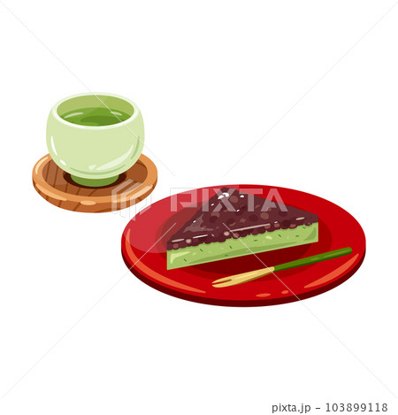 お茶 水無月 抹茶1 お茶 水無月 抹茶1 103899118