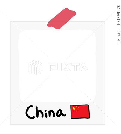 China Travel Polaroid Photo Frame Stock Illustration [103899370] - PIXTA