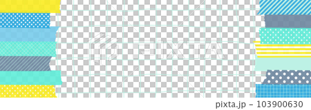 Frame material_masking tape_blue Frame material_masking tape_blue 103900630